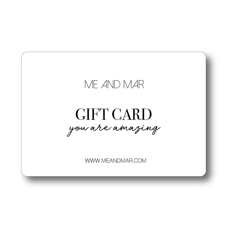 Me and Mar - Gift card